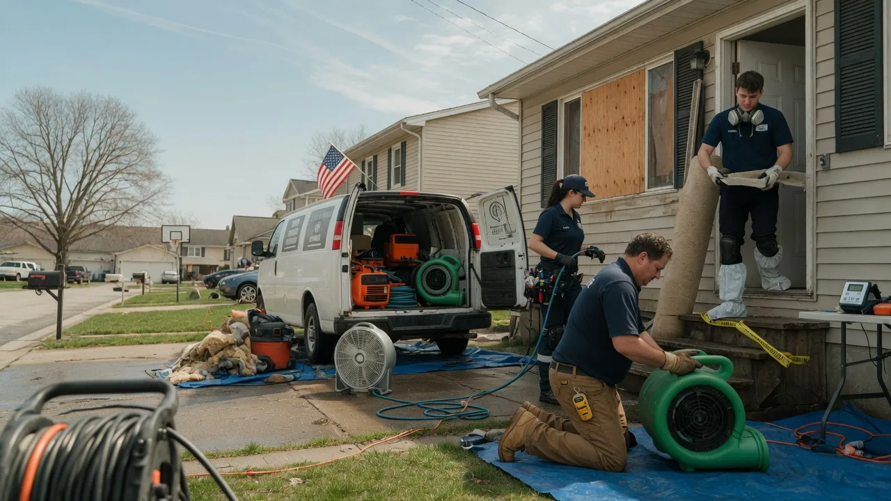 Water Damage Restoration in Alvin, IL near me